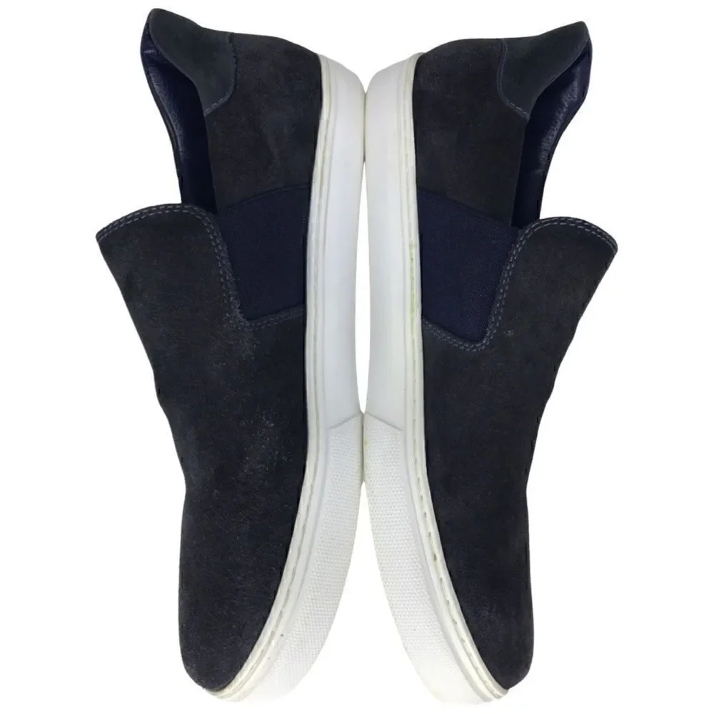 Matisse Homme Mens Navy Slip On Sneakers Size 12